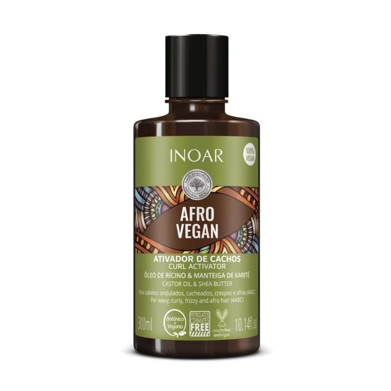 Activador de Rizos Afro Vegan 300ml de Inoar
