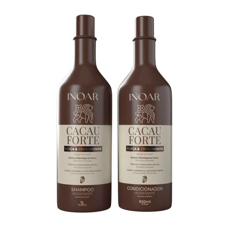 Kit Cacau Forte - Champú 1L + Acondicionador 800ml de Inoar