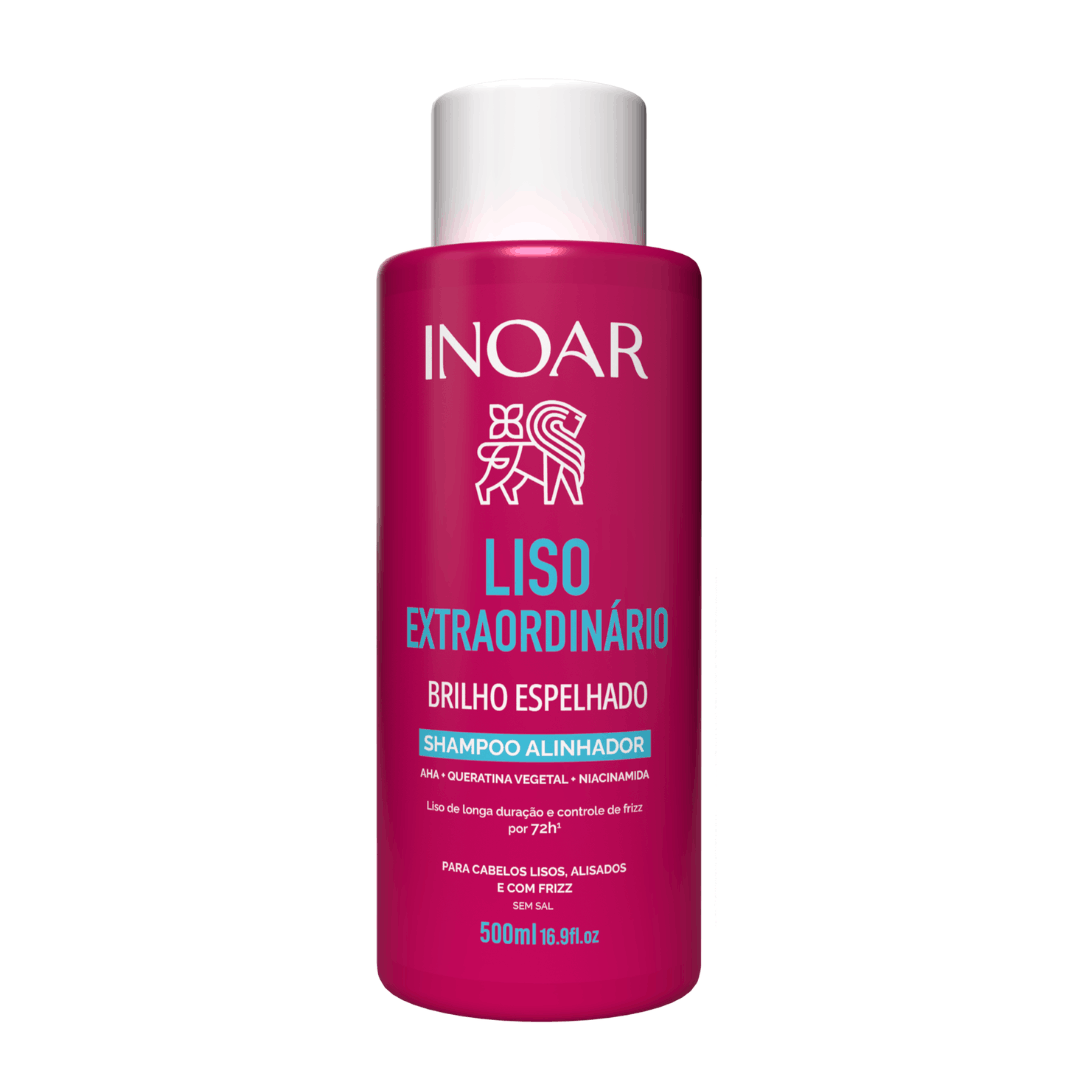Inoar-Champu-Liso-Extraordinario-500ml-Front.png Champú Liso Extraordinario 500ml - Imagen 1